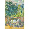 paysage, country, Tarkhoff_тархов_brebis_sheep_овец_schaf, art impressionnist